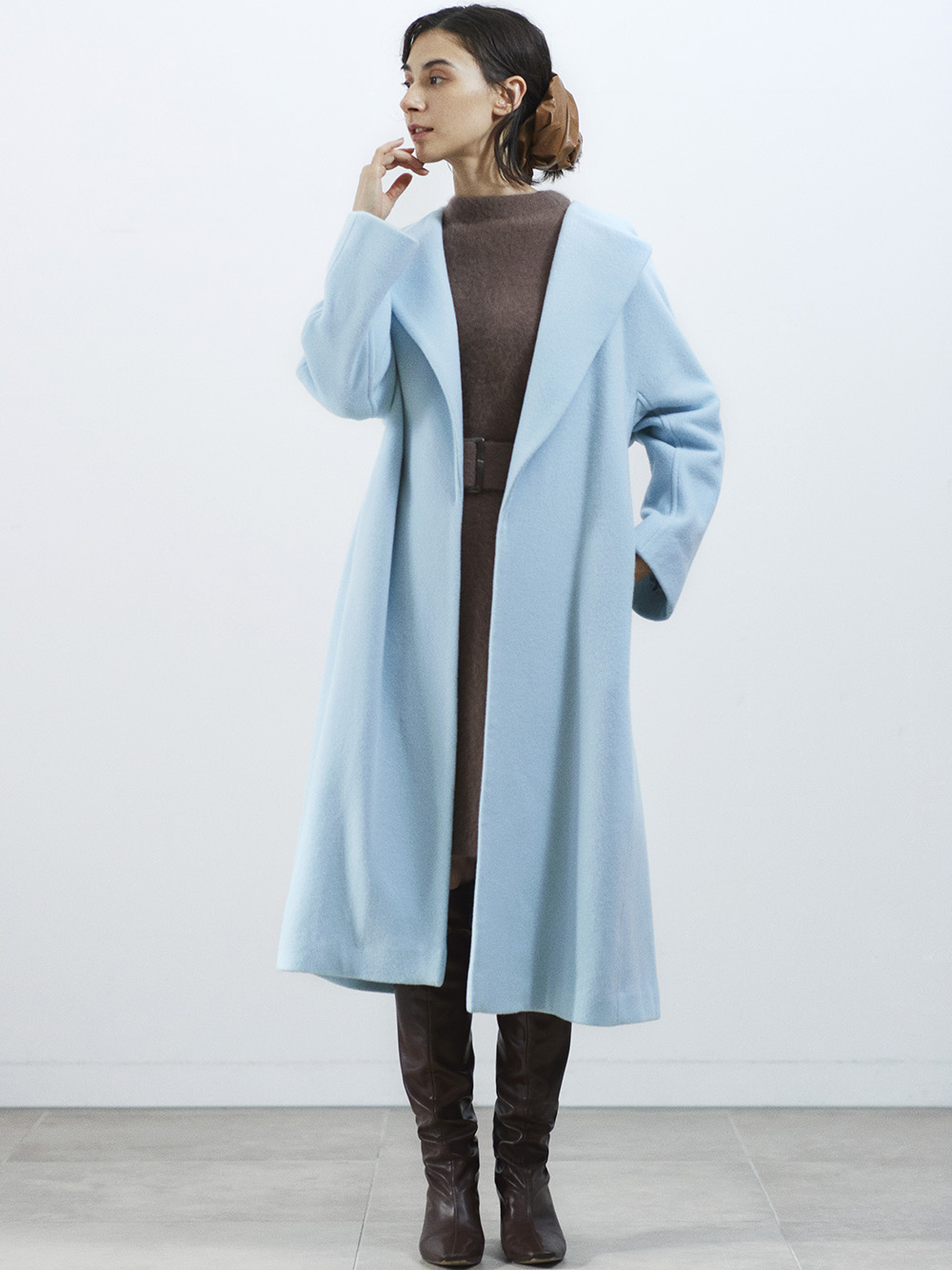 ウールカシミヤコート