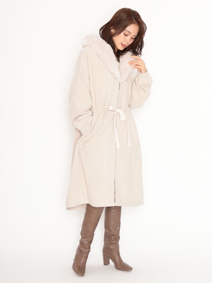 ロングレディモッズコート