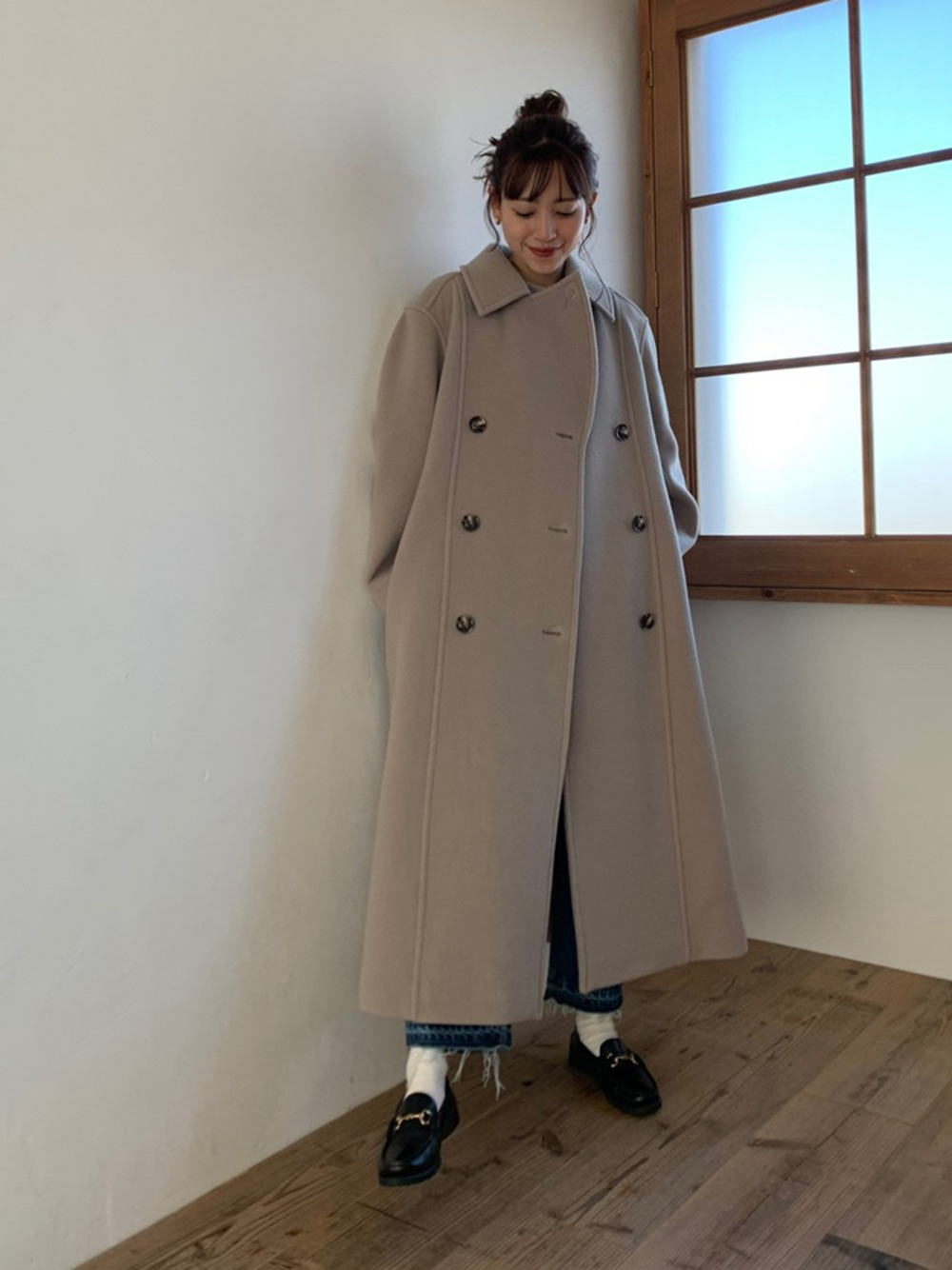 【新品未使用】スナイデル ウエストフィットロングコート SNIDEL（スナイデル）の「ウエストフィットロングコート（その他