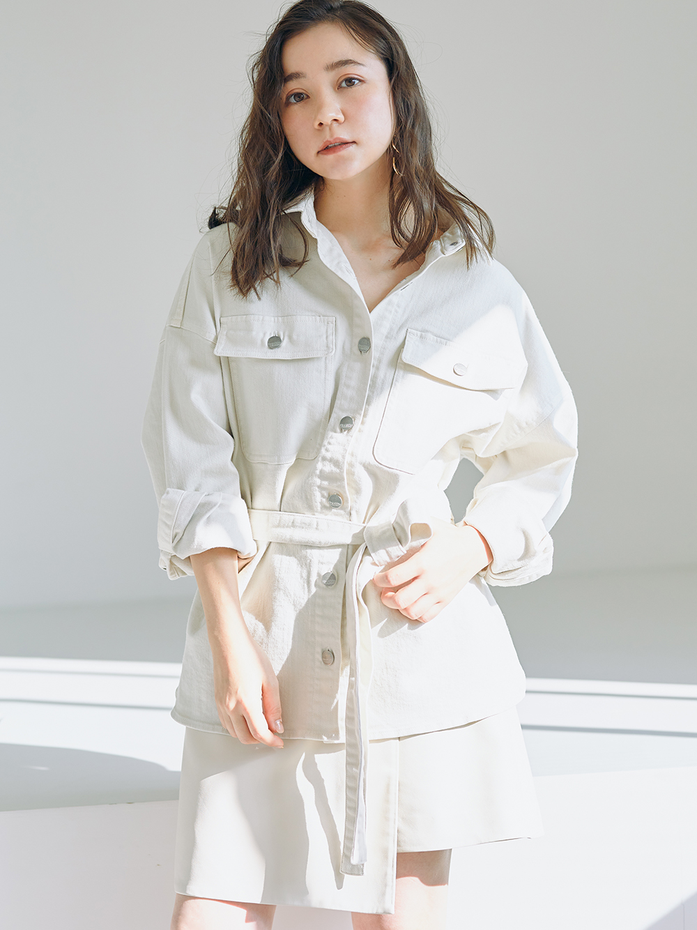 【SNIDEL×Healthy DENIM】シャツジャケット