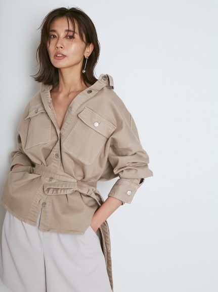 【SNIDEL×Healthy DENIM】シャツジャケット