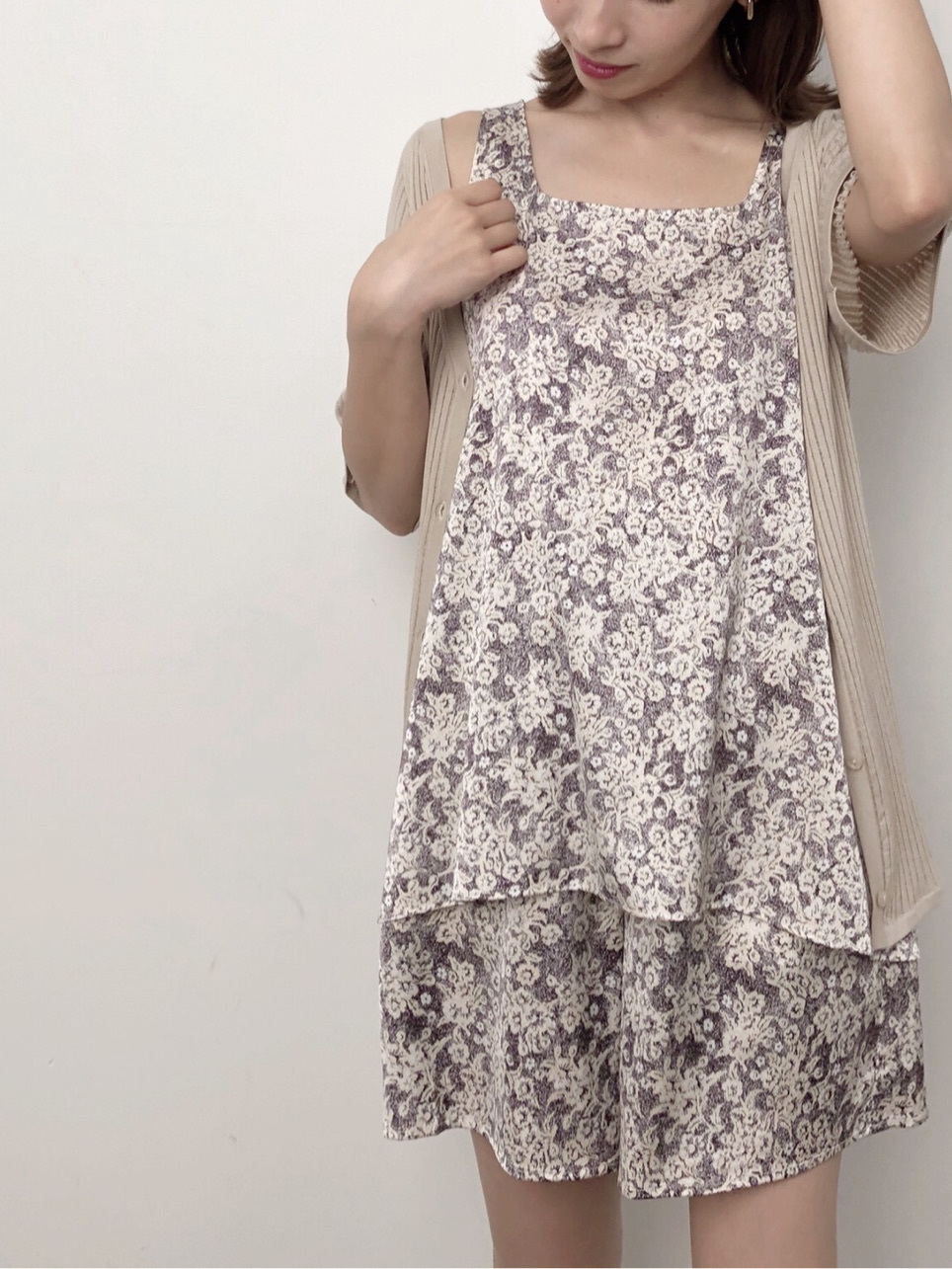 【ONE MILE Capsule Collection】サテンセットアップ