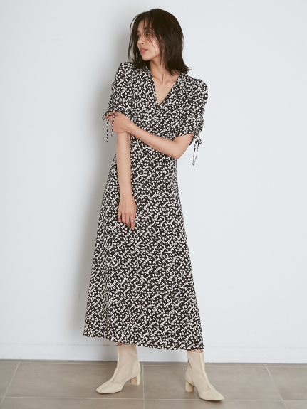 バリエーションマーメイドプリントワンピース