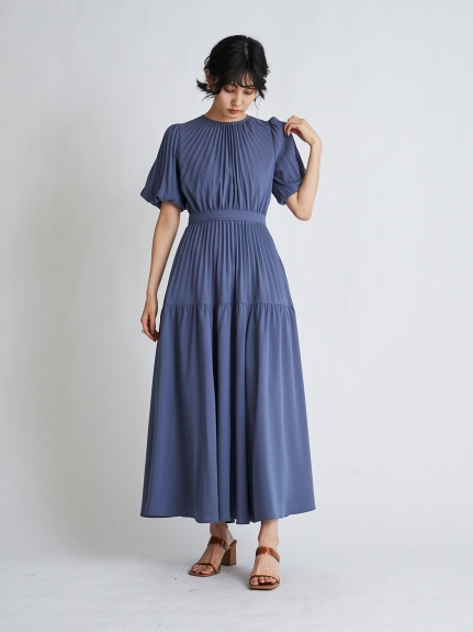 バックデザインプリーツワンピース マキシ ロングワンピース ワンピース Snidel スナイデル の通販サイト 公式