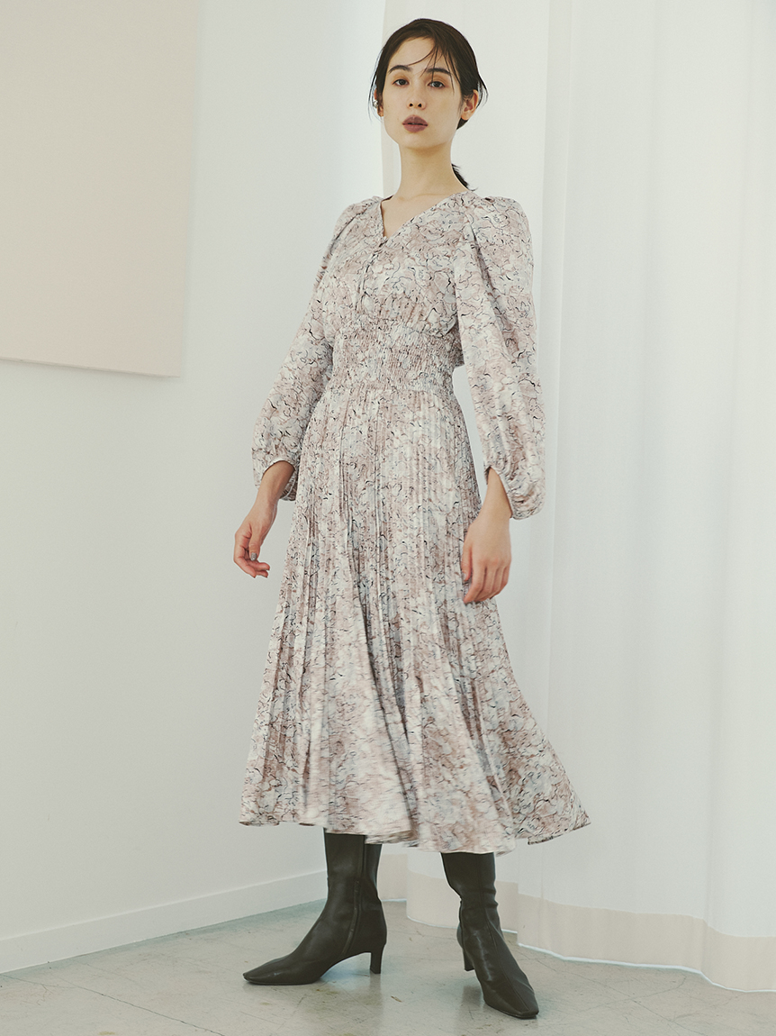 ジャガードプリントワンピース マキシ ロングワンピース ワンピース Snidel スナイデル の通販サイト 公式
