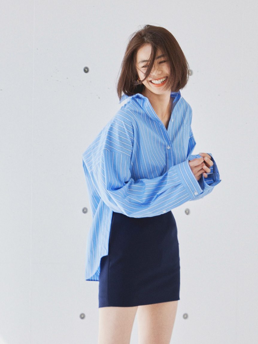 オーバーシャツドッキングミニワンピース ミニワンピース ワンピース Snidel スナイデル の通販サイト 公式