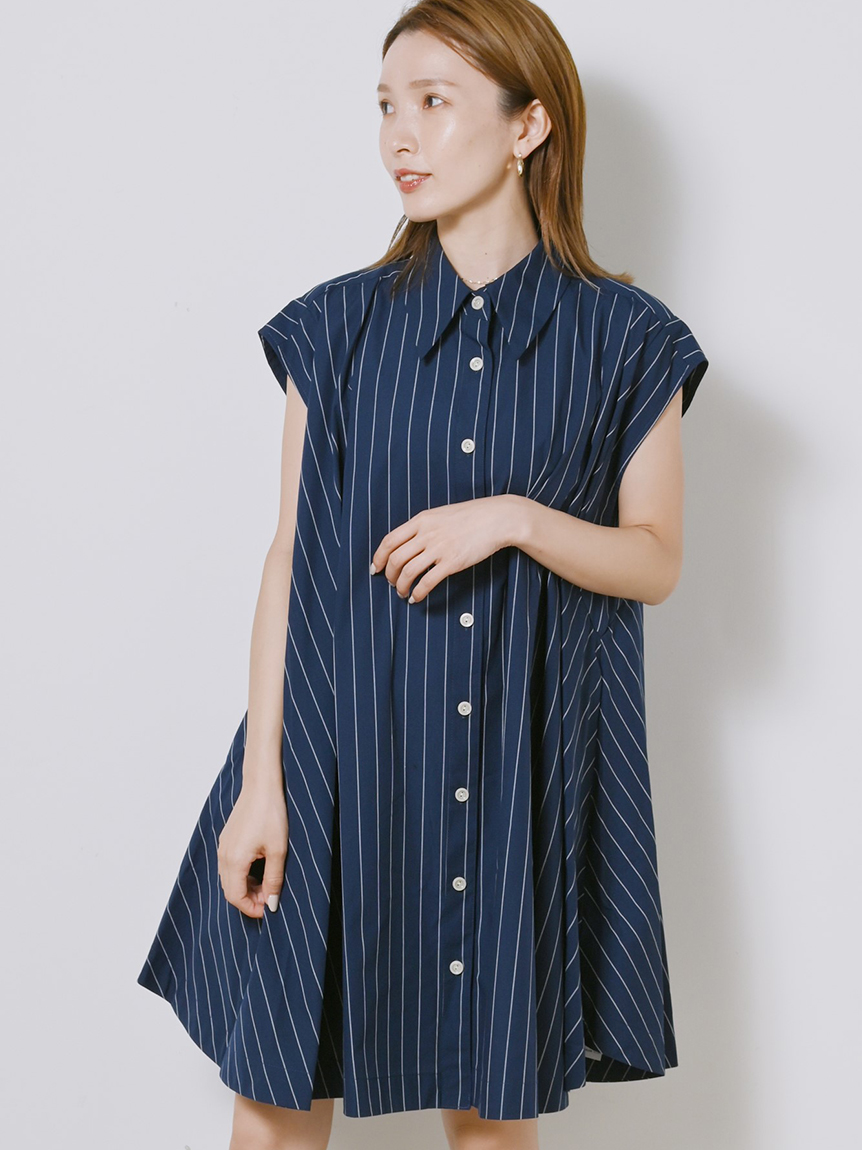 Sustainableノースリaラインシャツワンピース マキシ ロングワンピース ワンピース Snidel スナイデル の通販サイト 公式