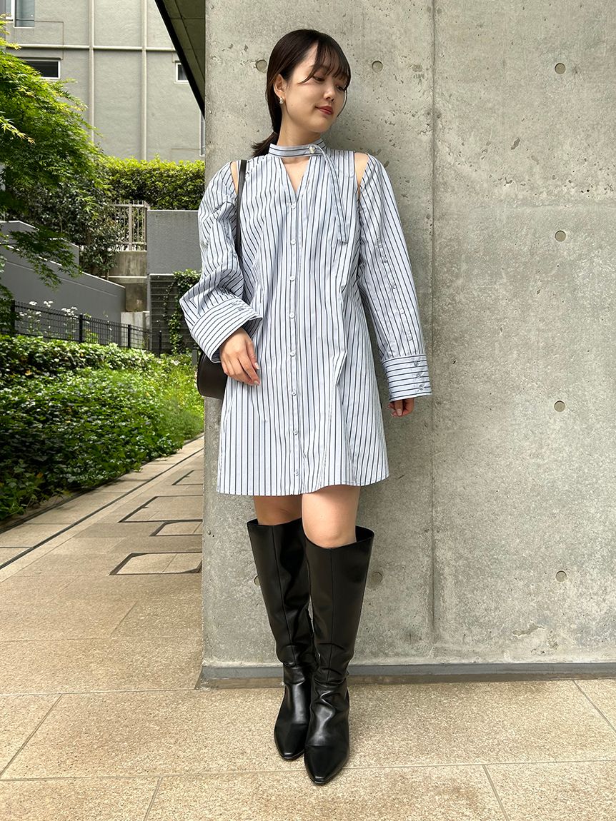 新品タグ付き♡スナイデル♡ Sustainable2wayシャツミニワンピース-