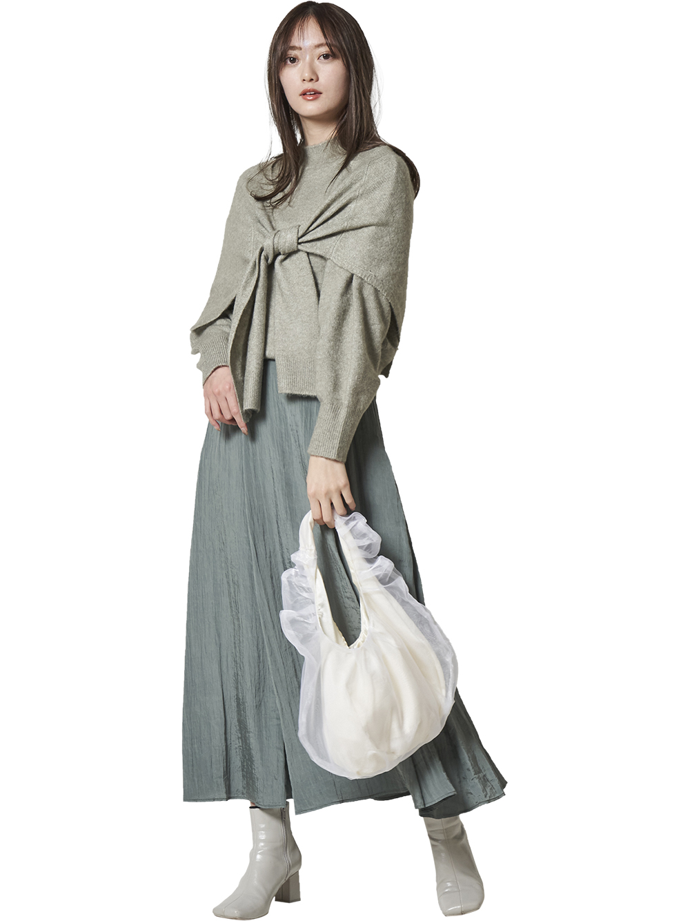 シャイニープリーツスカート