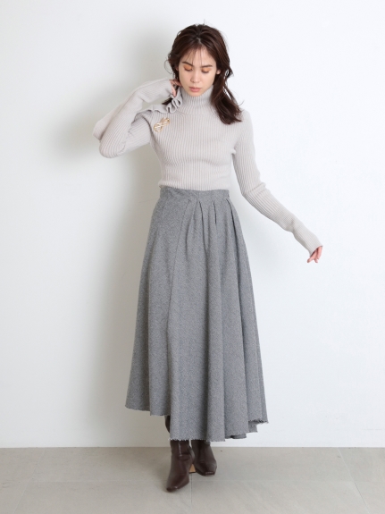 アシメントリーデザインスカート