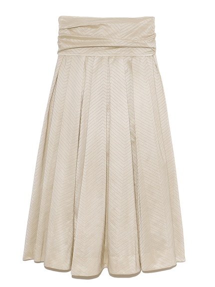 ジャガードフレアスカート