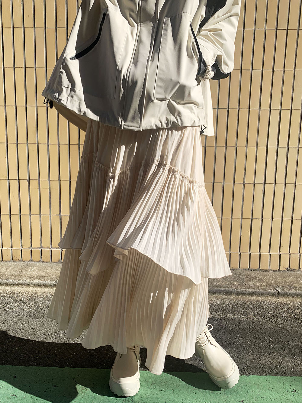 ティアードフリルスカート