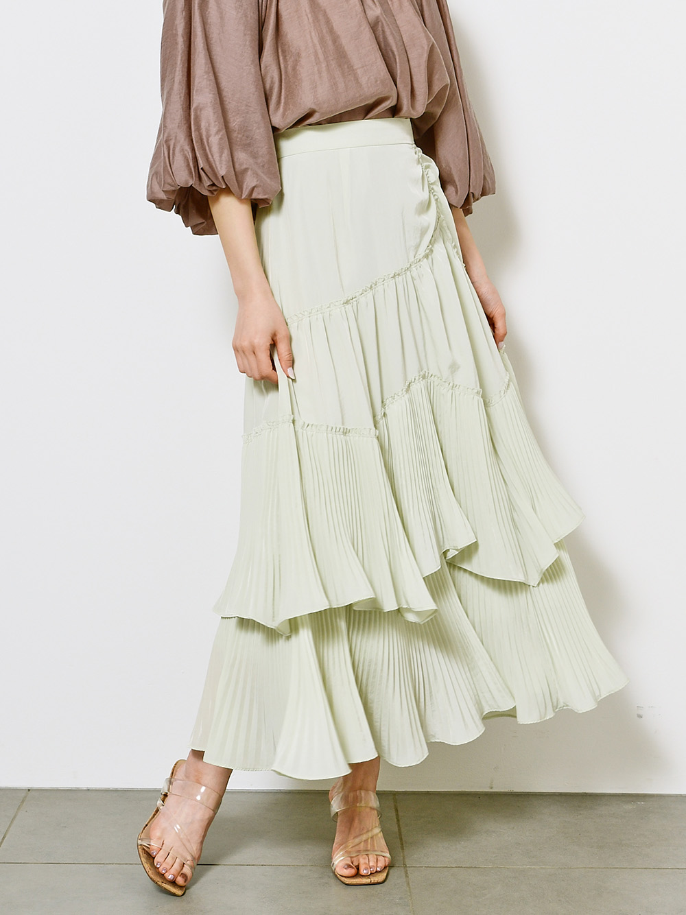 ティアードフリルスカート