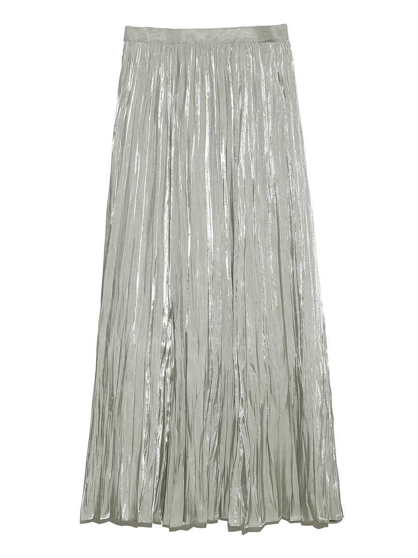 シャンブレープリーツスカート