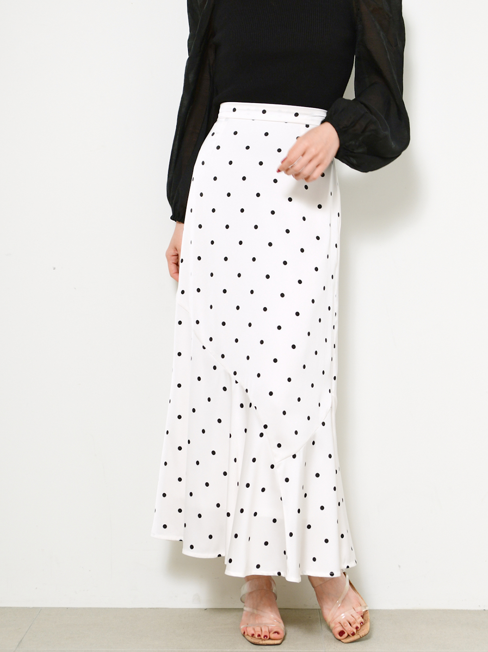 ドットジャガードナロースカート ロングスカート スカート Snidel スナイデル の通販サイト 公式