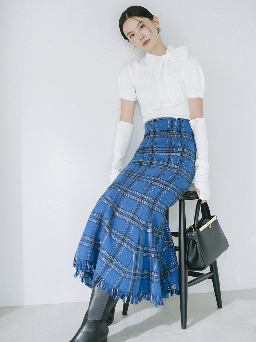 ロービングチェックヘムフレアスカートの口コミ一覧 | リアルな口コミ  