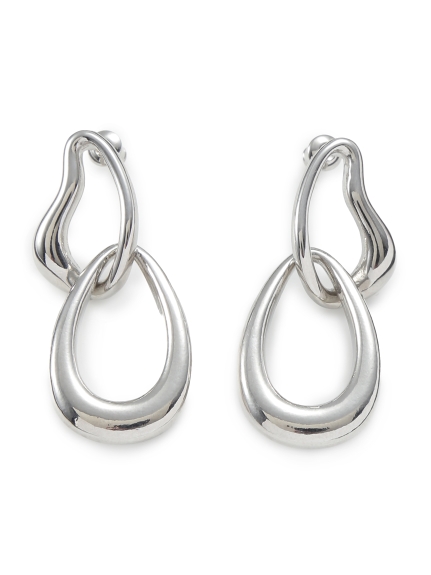 ダブルフープピアス