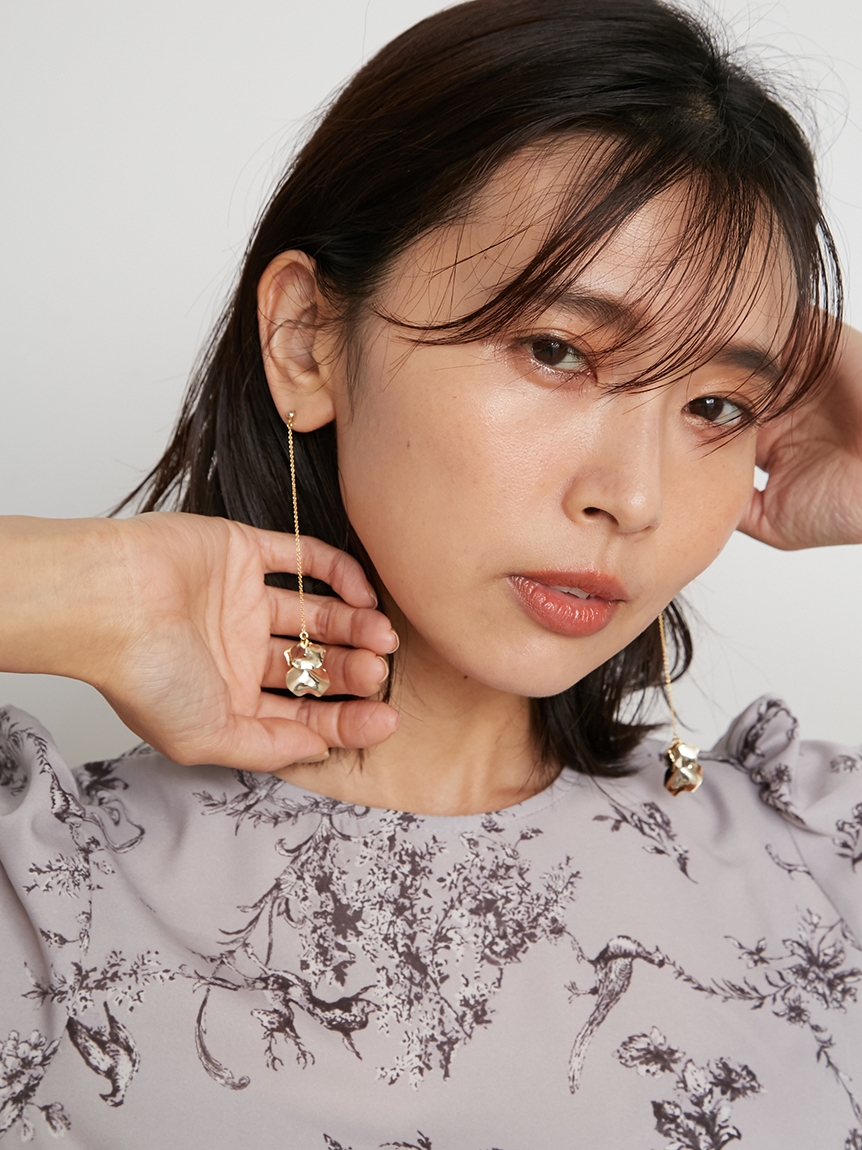 ロングチェーンピアス ピアス イヤリング アクセサリー Snidel スナイデル の通販サイト 公式