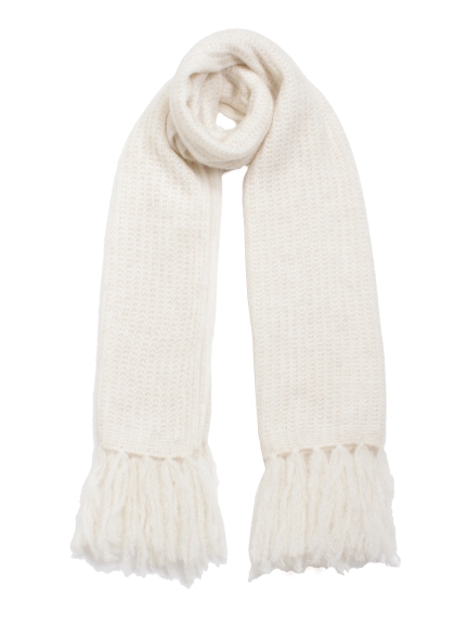 モヘヤニットマフラー