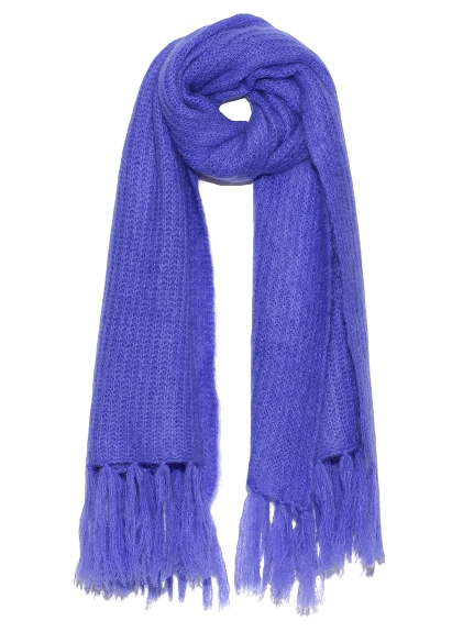 モヘヤニットマフラー