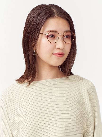 【SNIDEL　EYEWEAR】ブルーライトカットメタルグラス