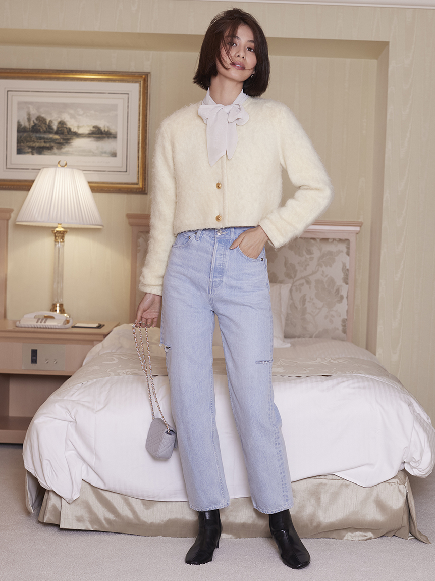 モヘアニットジャケット テーラードジャケット アウター Snidel スナイデル の通販サイト 公式