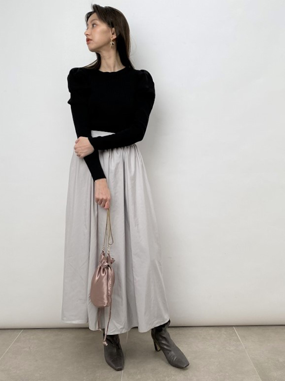 パワショルニットドッキングワンピース マキシ ロングワンピース ワンピース Snidel スナイデル の通販サイト 公式