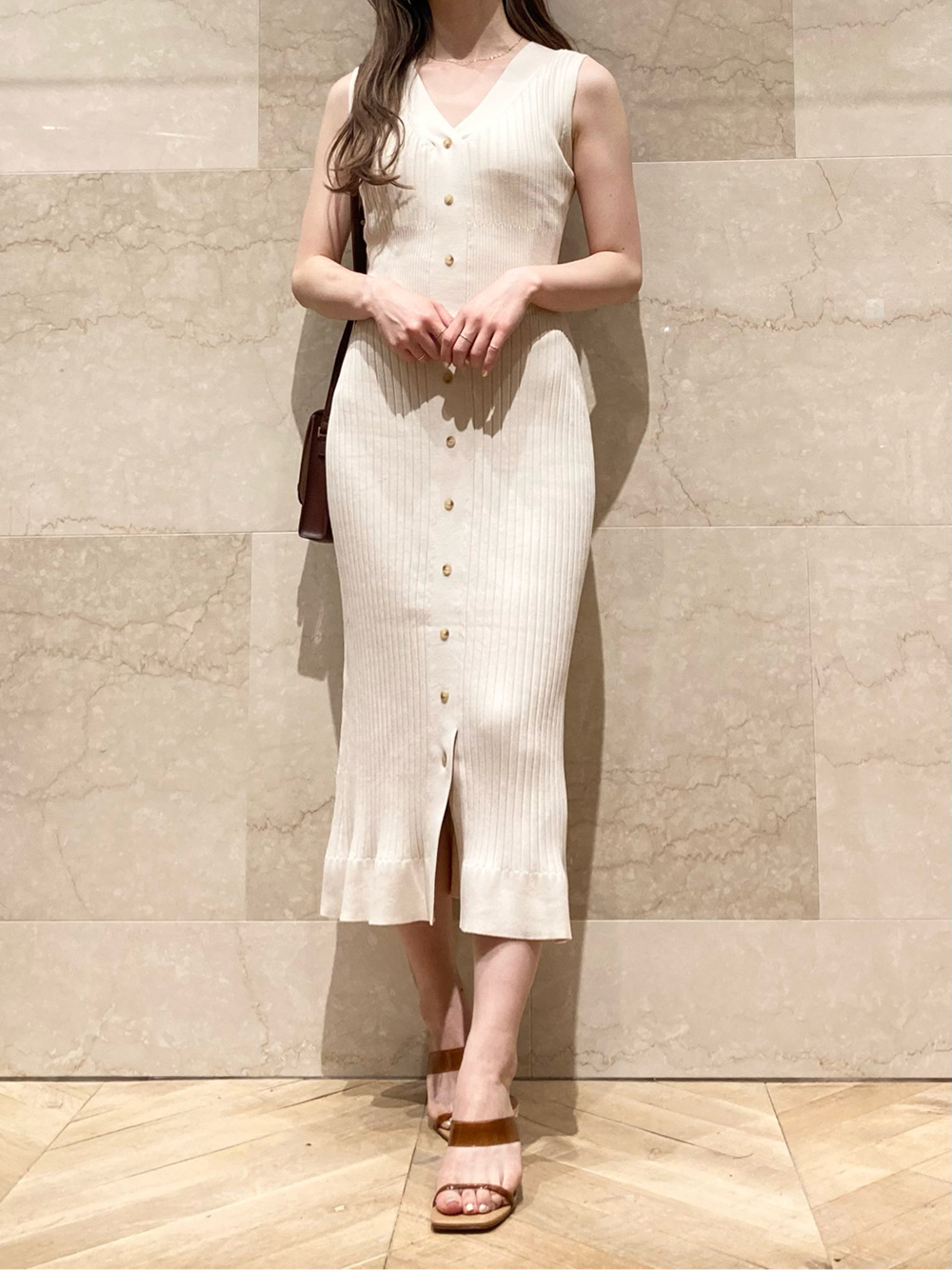 Organicsナローニットワンピース マキシ ロングワンピース ワンピース Snidel スナイデル の通販サイト 公式