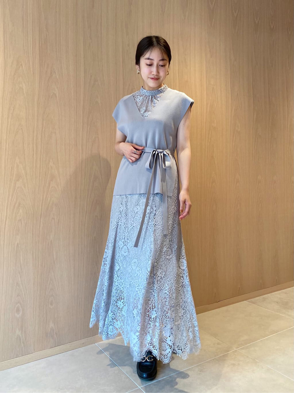 ニットベストセットマーメイドレースワンピース マキシ ロングワンピース ワンピース Snidel スナイデル の通販サイト 公式