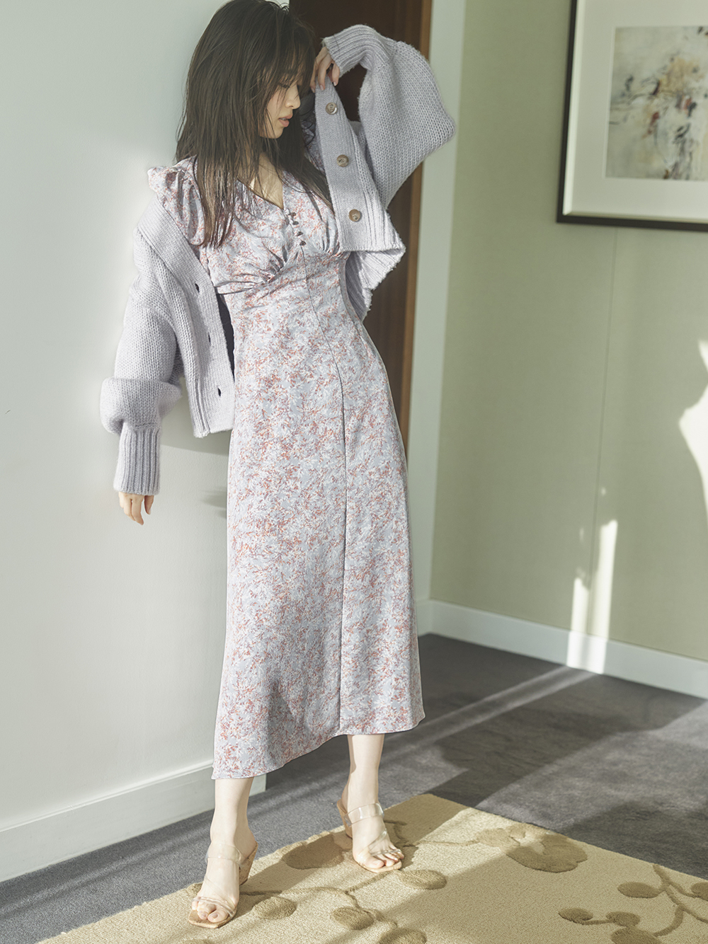 バリエーションマーメイドプリントワンピース マキシ ロングワンピース ワンピース Snidel スナイデル の通販サイト 公式