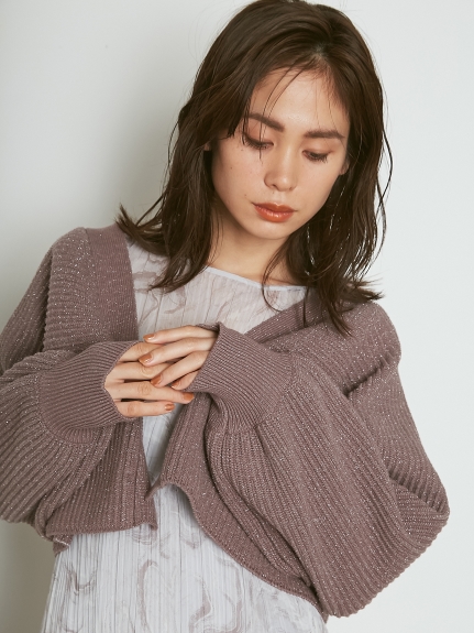 Sustainaショートカーディガン