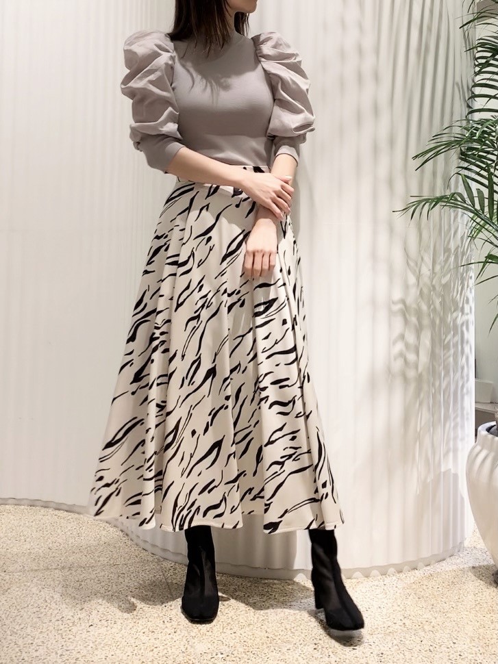 パフスリニットプルオーバー