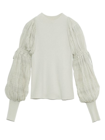 シアーボレロセットニットプルオーバー