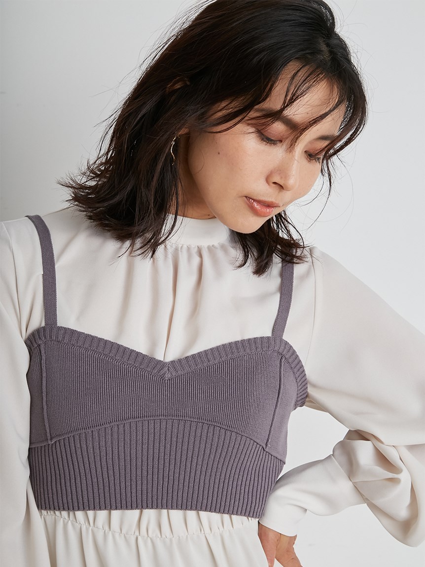 ニットビスチェ ビスチェ トップス Snidel スナイデル の通販サイト 公式