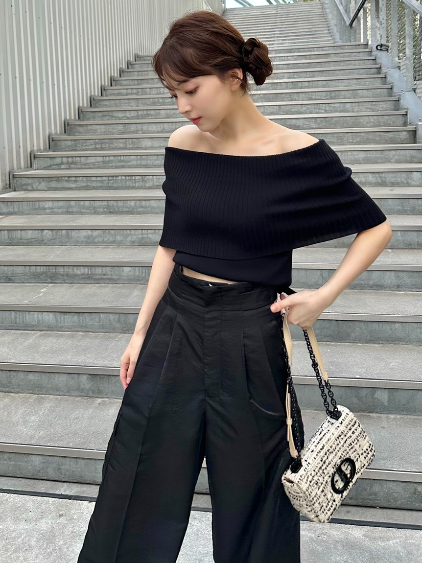 SustainableワイドオフショルニットTOPS(ニット)｜トップス｜SNIDEL