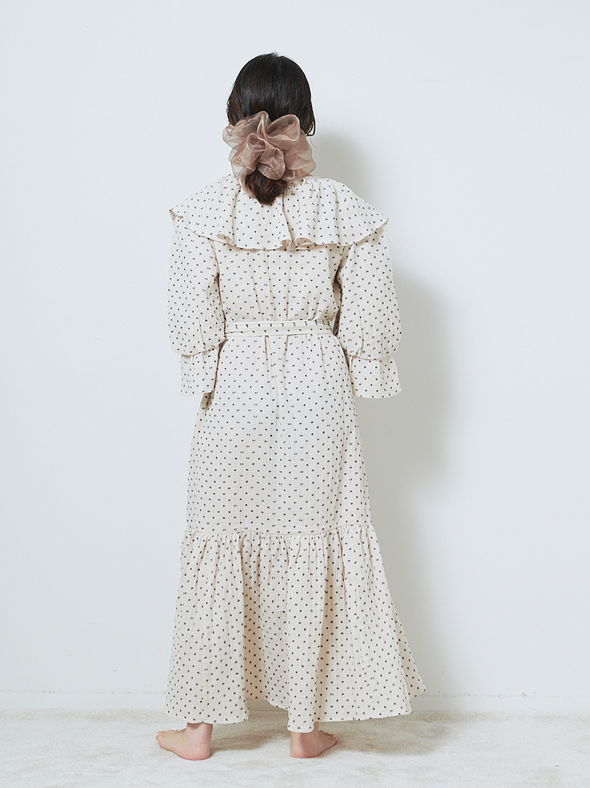 オーガニックwガーゼフリルカラーワンピース ワンピース スナイデルホーム Snidel スナイデル の通販サイト 公式