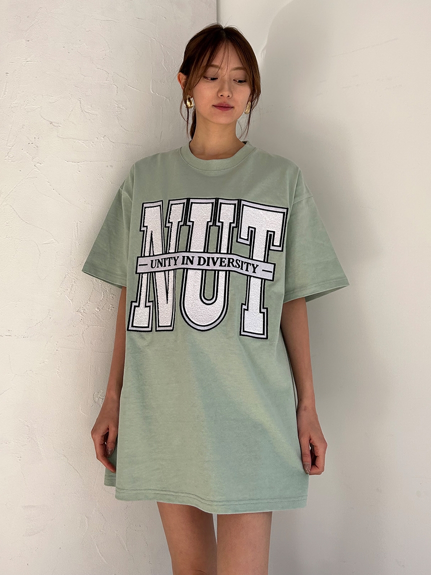 【NUTMEG】ビッグTシャツ(Tシャツ・カットソー)｜トップス