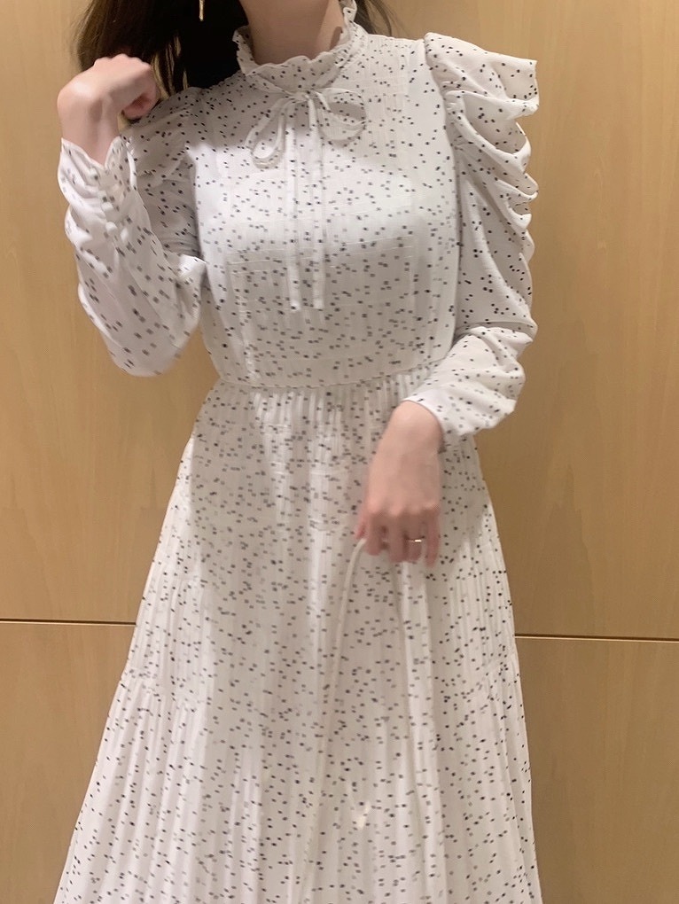 パフスリプリントワンピース マキシ ロングワンピース ワンピース Snidel スナイデル の通販サイト 公式