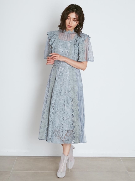 レースコンビオケージョンワンピース マキシ ロングワンピース ワンピース Snidel スナイデル の通販サイト 公式