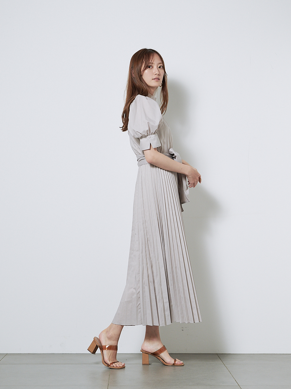 Sustainableリボンシャツワンピース マキシ ロングワンピース ワンピース Snidel スナイデル の通販サイト 公式