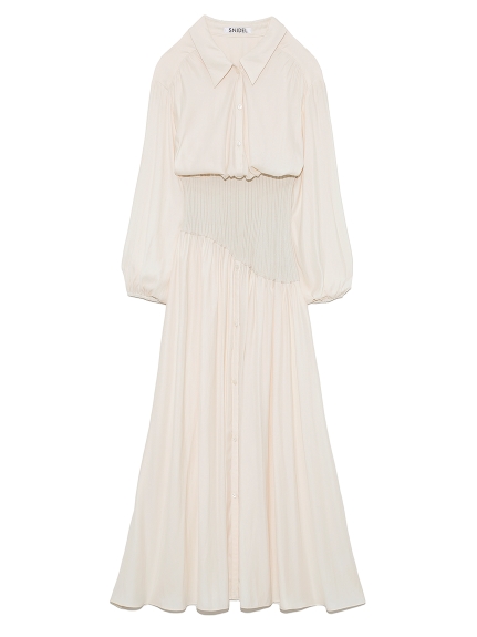 ウエストリブシャツワンピース マキシ ロングワンピース ワンピース Snidel スナイデル の通販サイト 公式