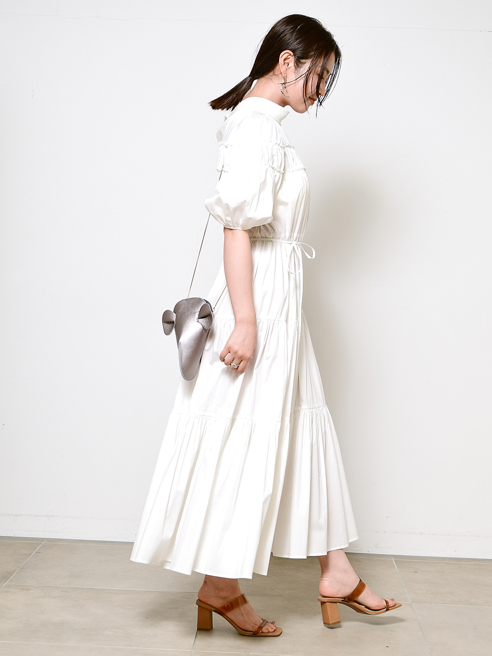 ボリュームコットンロングワンピース マキシ ロングワンピース ワンピース Snidel スナイデル の通販サイト 公式