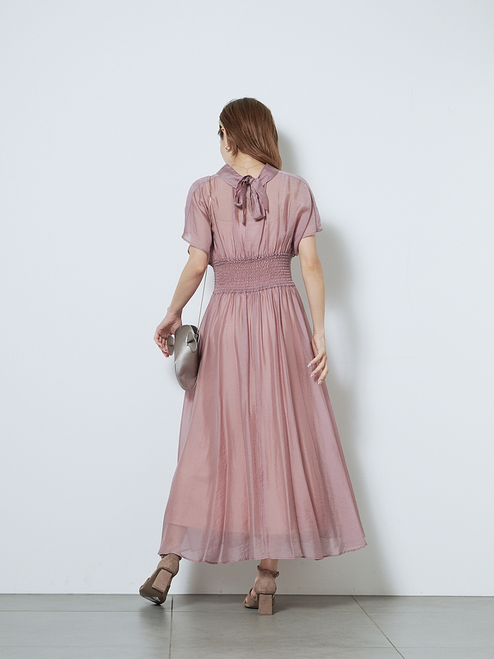 限定製作 デニム シフォンコルセット風ミニワンピース 希少 大人気