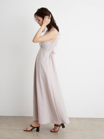 バックオープンフレアワンピース マキシ ロングワンピース ワンピース Snidel スナイデル の通販サイト 公式