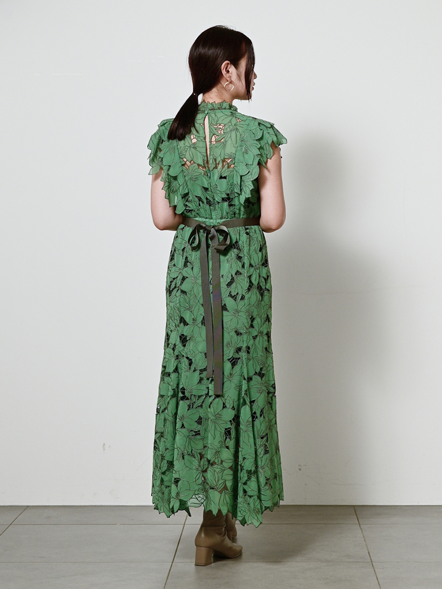 Sustainableカッティングレースワンピース マキシ ロングワンピース ワンピース Snidel スナイデル の通販サイト 公式