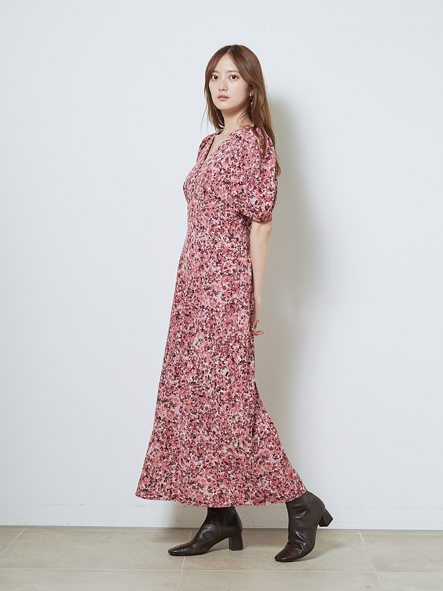 フラワーブルームプリントワンピース マキシ ロングワンピース ワンピース Snidel スナイデル の通販サイト 公式