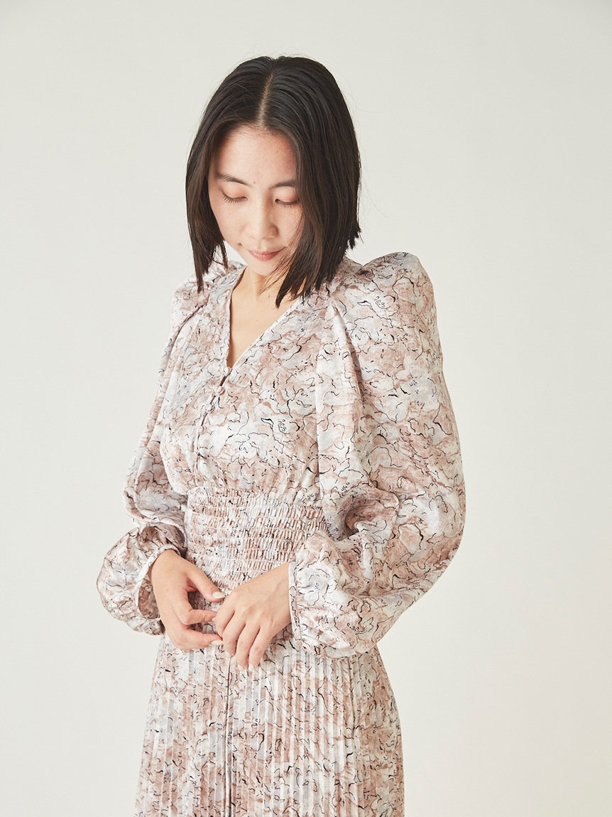 福袋セール ジャガードプリントワンピース Snidel ワンピース