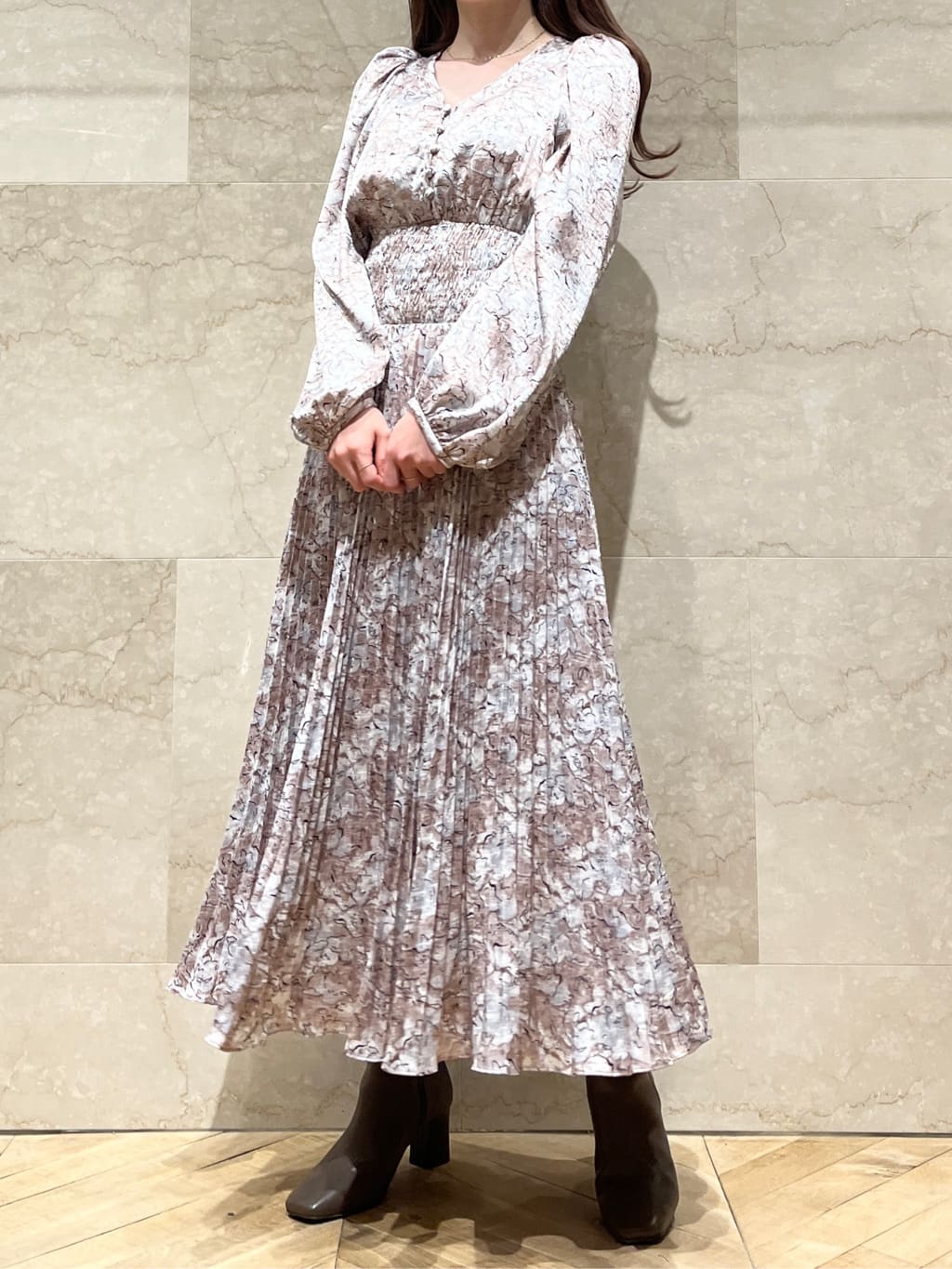 スナイデル 新品タグ付き ジャガードプリントワンピース Sekai No ロングワンピース マキシワンピース Edmontonquotient Com