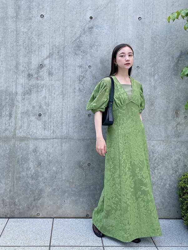 ラッセルジャガードレースワンピース マキシ ロングワンピース ワンピース Snidel スナイデル の通販サイト 公式