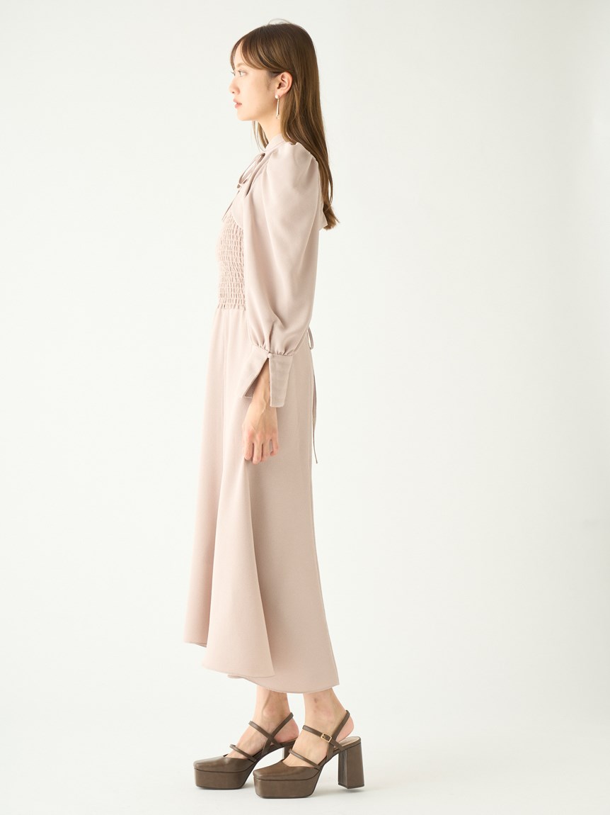 【WEB限定】Sustainableデコルテオープンワンピース